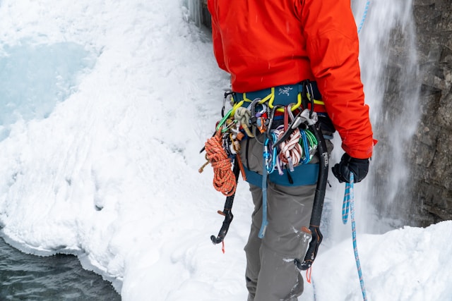 ice climbing