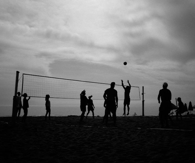 beach volleyball