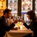 couple diner en tete a tete